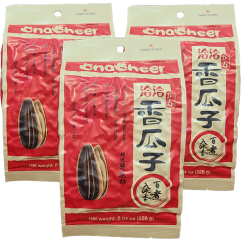 챠챠 해바라기씨 양념맛, 228g, 3개