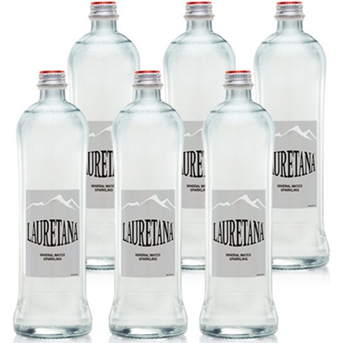 라우레타나 탄산수, 6개, 750ml