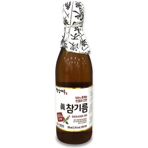 밥상마루 광천김 참기름, 350ml, 1개
