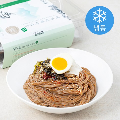 산메촌메밀물막국수 - 산메촌 메밀 비빔 막국수 (냉동), 822g, 1개