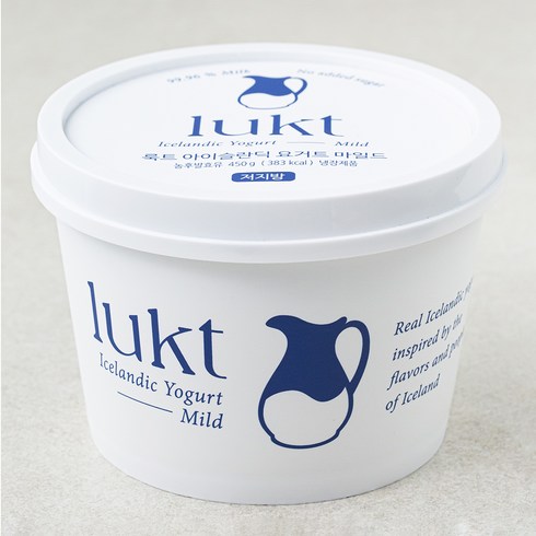 LUKT 아이슬란딕 요거트 마일드, 450g, 1개