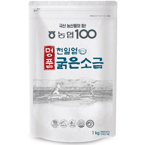 2023년 가성비 최고 굵은소금 - 명품천일염 굵은소금, 1개, 1kg