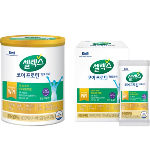 셀렉스 락토프리 캔 304g + 스틱 19g x 10p 선물 세트
