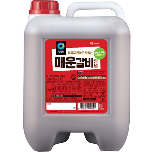 청정원매운갈비양념 - 청정원 매운 갈비 양념, 10kg, 1개