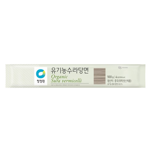 청정원 유기농 수라당면, 100g, 1개