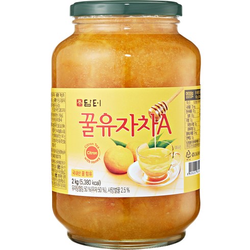 담터 꿀유자차A, 2kg, 1개입, 1개