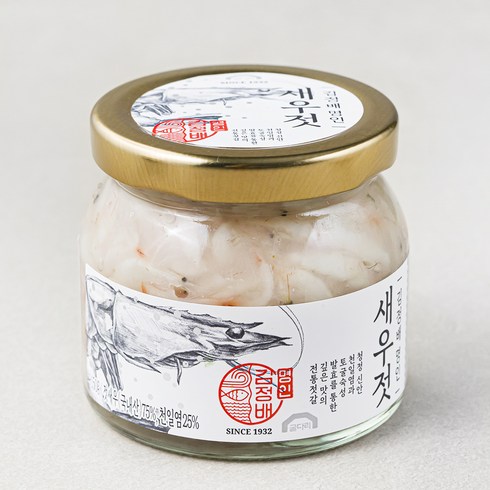 굴다리식품 김정배 명인젓갈 새우젓, 150g, 1개