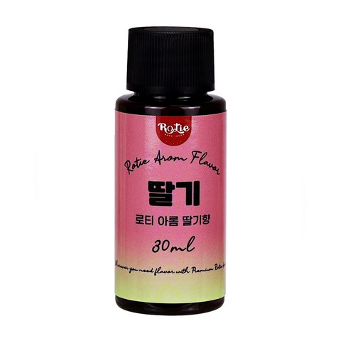 딸기레진 - 로티 식품향료 딸기향 아롬 30ml, 30g, 1개