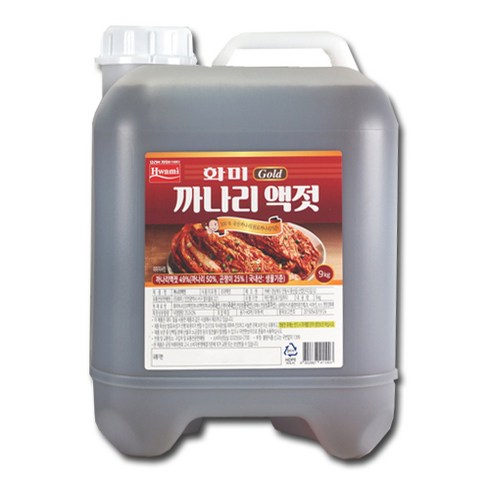 화미 까나리 액젓, 9kg, 1개