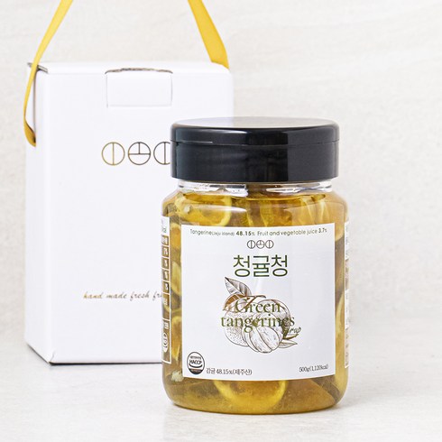 수제청 - 짱죽 진한 이오이 수제 청귤청, 500g, 1개