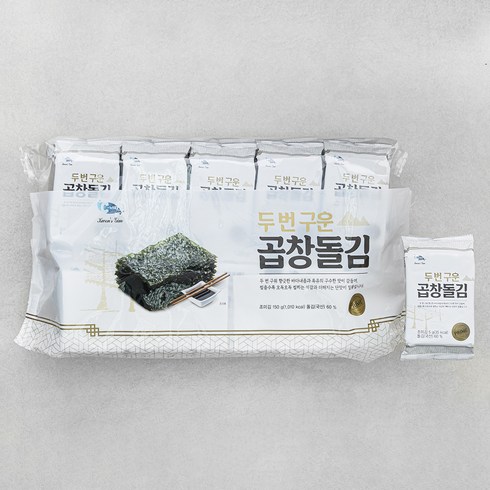 두번 구운 곱창김_제철 곱창김 - 예맛 두번 구운 곱창 돌김, 5g, 30개