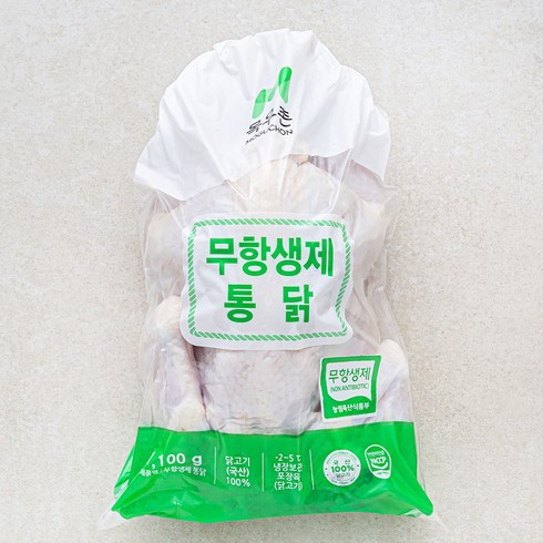 생닭 - 목우촌 무항생제 인증 통닭 (냉장), 1.1kg, 1개