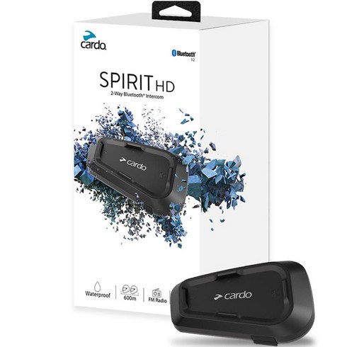 카르도 - 카르도 스피릿 HD OTA 블루투스 이어셋, SPIRIT HD SINGLE, 블랙