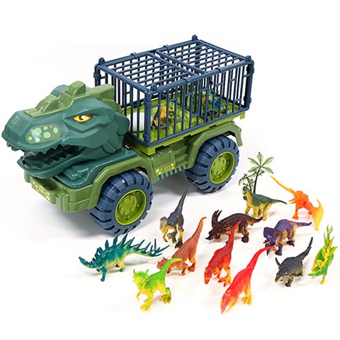 공룡장난감 - 공룡 운반트럭 장난감 티라노 사우루스 운반트럭, 혼합색상