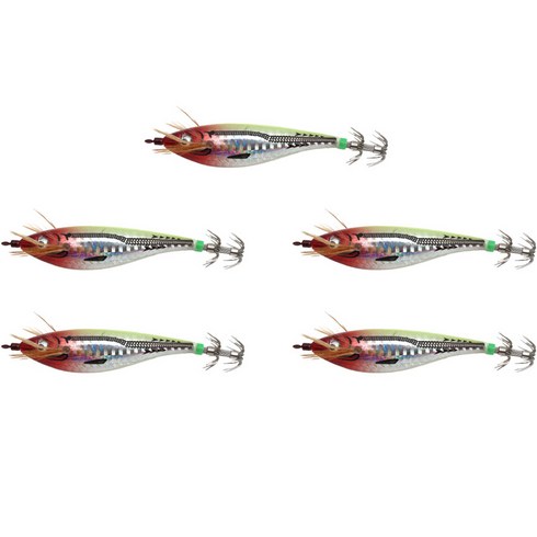 2023년 가성비 최고 신수평에기 - 싸파 쭈스타 레이저 에기 5p, 고추장, 9g