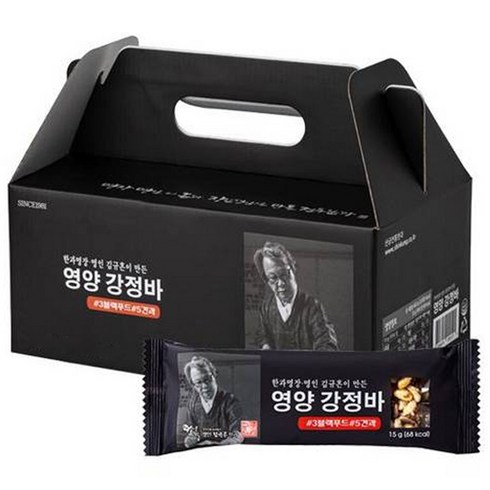 김규흔한과 영양강정바 25p, 375g, 1개