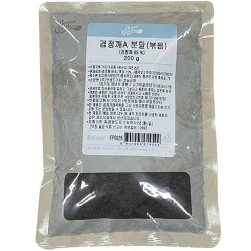 브레드가든 국산 검은깨 분말 볶음, 1개, 200g