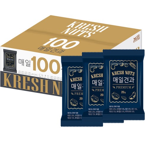 넛츠빌리지 크래쉬 넛츠 프리미엄 견과, 2000g, 1개