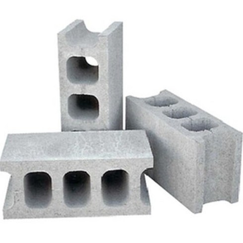 콘크리트 브로크 조적 시멘트 벽돌 블럭 390 x 190 x 100 mm, 3개