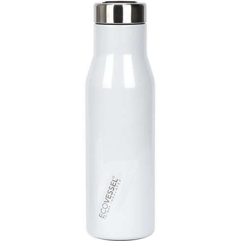 에코베슬 뉴아스펜 스텐 와인 보온 보냉 텀블러, 화이트펄, 473ml