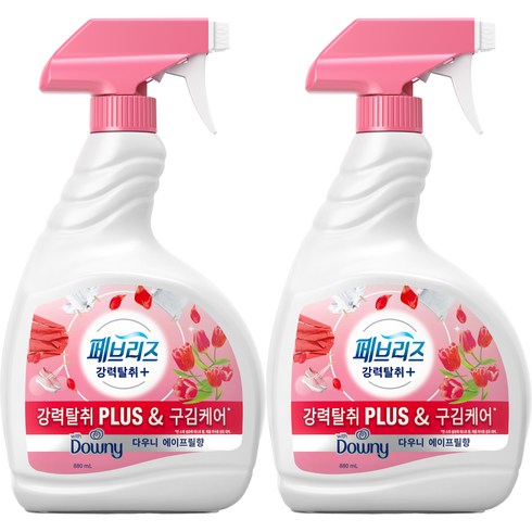 페브리즈 강력탈취 플러스 섬유탈취제 본품, 880ml, 2개