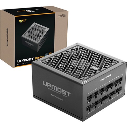 darkFlash UPMOST 1050W 80PLUS GOLD FULL MODULAR ATX3.0 PCIE5 블랙 UPT1050GFM