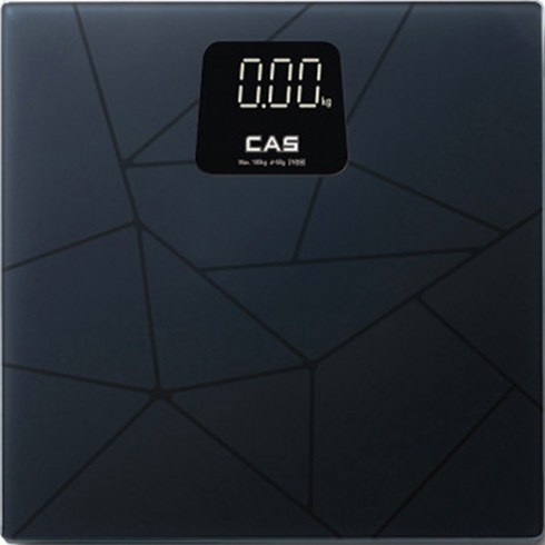 디지털체중계 - 카스 가정용 LED 디지털 체중계, X24, 블랙, 1개