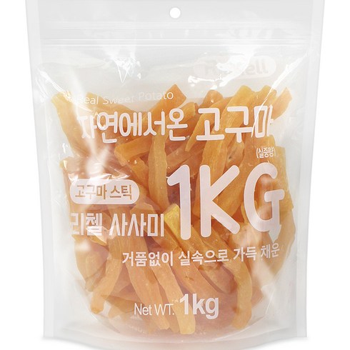 리첼 강아지 자연에서 온 고구마, 고구마맛, 1kg, 1개