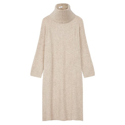 2023년 가성비 최고 지컷니트 - 지컷 넥 워머 래글런 니트 원피스 7253450108