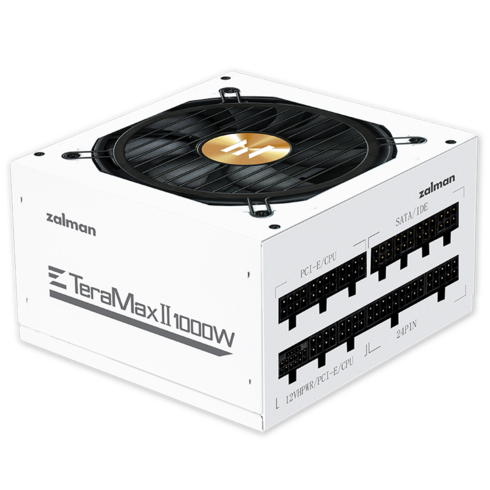 잘만 TeraMax 2 1000W 80PLUS Gold 풀모듈러 파워 ATX 3.0 PCIE5 화이트 ZM1000-TMX2