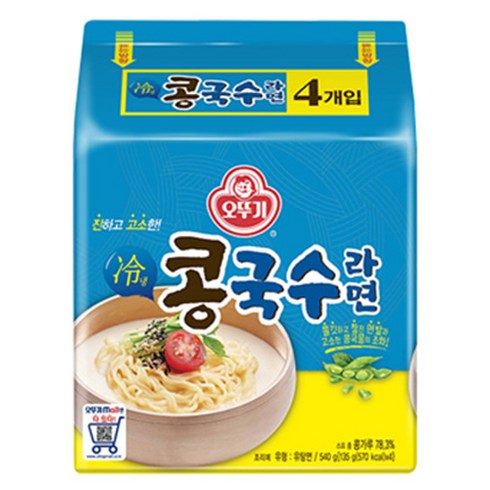 오뚜기 콩국수 라면, 540g, 1개