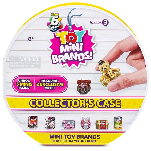 아이비젼 5서프라이즈 미니토이즈 시즌3 장난감 5종 + 컬렉터 케이스 세트, 1세트