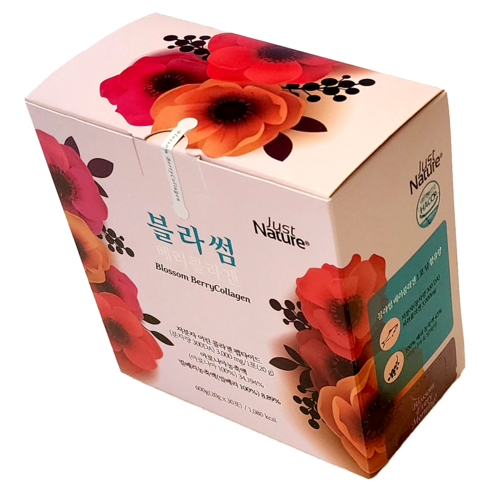 저스트네이처 블라썸 베리 콜라겐 젤리스틱 30p, 600g, 1개