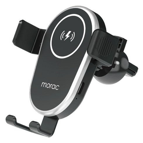 morac 조나 Z3 차량용 휴대폰 무선 충전 중력 거치대 MR-CC-ZNZ3, 블랙