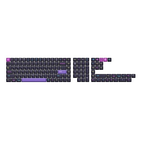 키크론 OEM 프로파일 염료승화 PBT 키캡 세트 133p, Developer, T8-EN