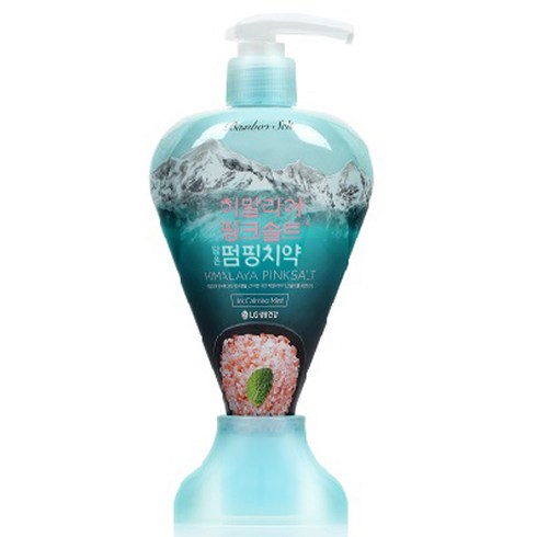 밤부솔트 히말라야 핑크솔트 담은 펌핑치약 아이스, 285g, 1개