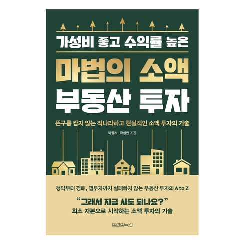 가성비 좋고 수익률 높은 마법의 소액 부동산 투자:뜬구름 잡지 않는 적나라하고 현실적인 소액 투자의 기술, 원앤원북스, 북웰스, 곽상빈