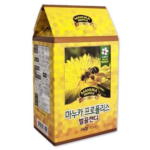 스트렙실 가격 - 마누카 프로폴리스 벌꿀캔디, 240g, 1개