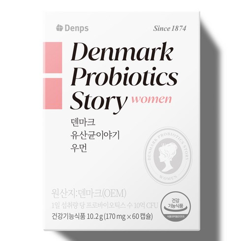 T 덴마크 유산균이야기 6병 - 덴프스 덴마크 유산균 이야기 우먼 10.2g, 60정, 1개