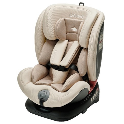 폴레드 - 폴레드 올에이지 360 회전확장형 카시트 ISOFIX & 락킹벨트, 멜로우베이지