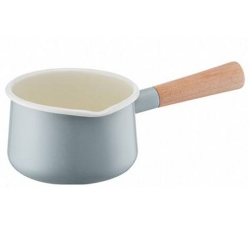 락앤락 인덕션 슈트 멜로우 IH 법랑 편수냄비, 14cm, 그레이, 1개