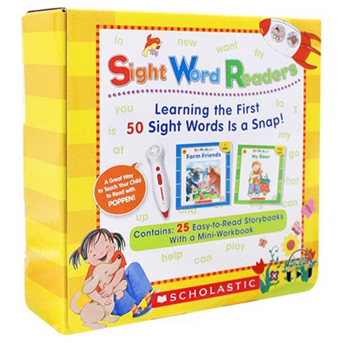 Sight Word Redaers 25 Books(Story Plus QR포함/팝펜 호환), 스콜라스틱