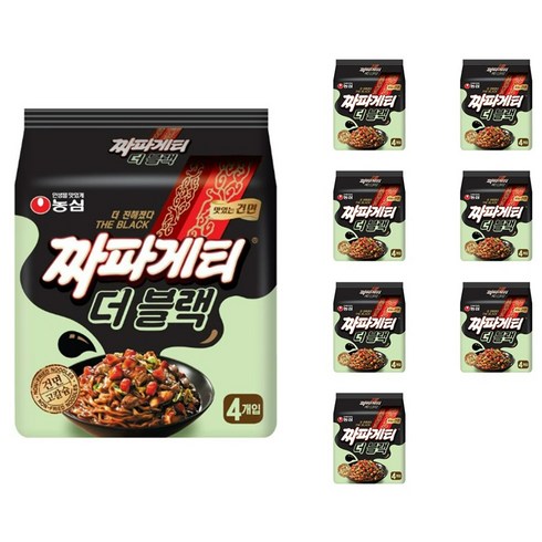 짜파게티 더 블랙 32p 116g, 32개