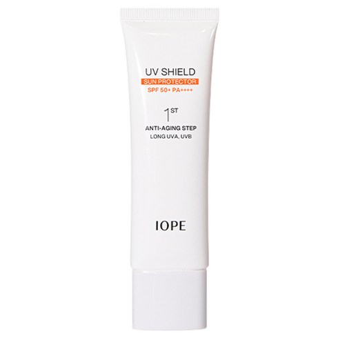 아모레썬크림 - 아이오페 UV 쉴드 선 프로텍터 선크림 SPF50+ PA++++, 50ml, 1개