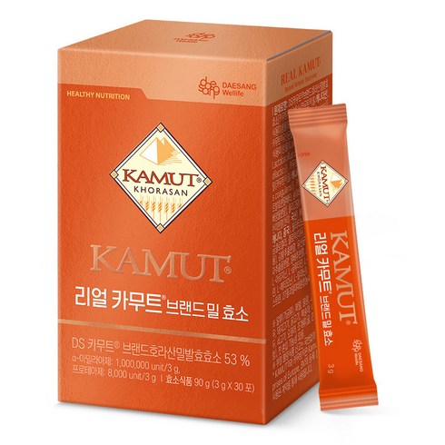 대상웰라이프 리얼 카무트 브랜드 밀 효소 30p, 90g, 1개