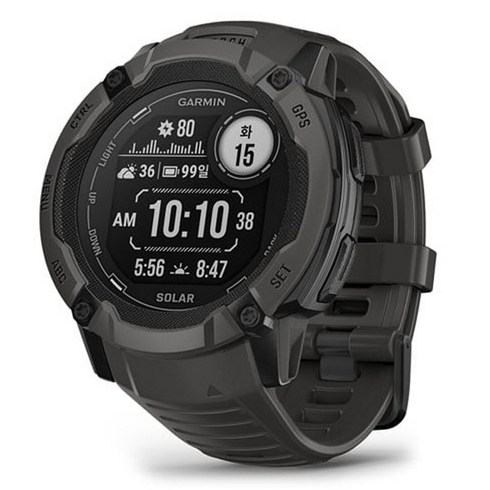 가민g1솔라 - 가민 Instinct 2X Solar 아웃도어 GPS 스마트워치, 그라파이트, 50mm