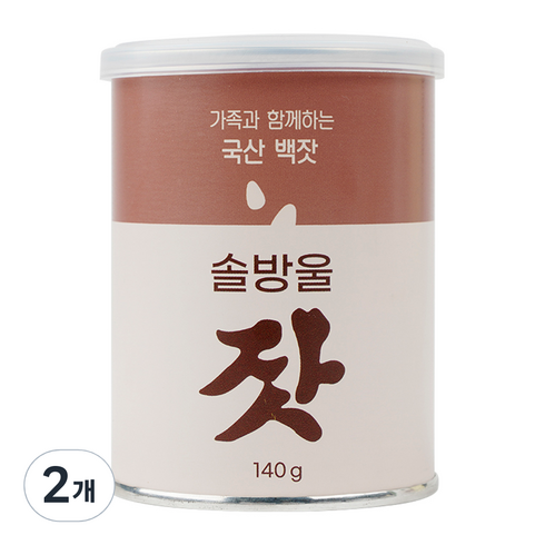 솔방울잣 캔, 2개, 140g