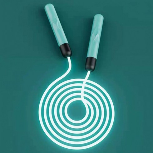 무브제트 LED 줄넘기 크로스핏 복싱 줄넘기, 그린