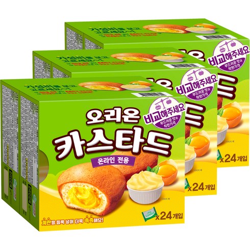 2023년 가성비 최고 카스타드 - 오리온 카스타드, 288g, 6개