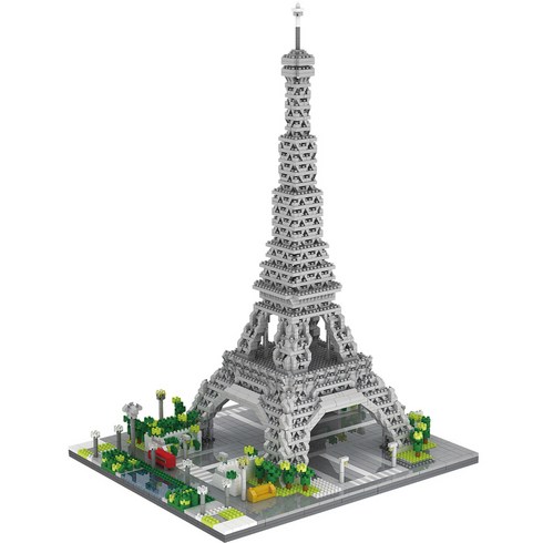 레고에펠탑 - 프랜디 대형 랜드마크 에펠탑 나노블럭 SM069, 혼합색상